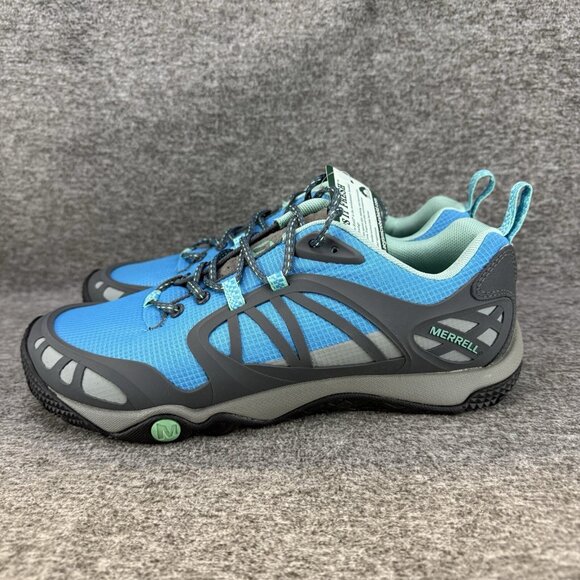 ✅Merrell Proterra Vim J57258 Blue Black Sea Shore Hiking Shoes Women’s 10 *STAIN - Picture 11 of 13